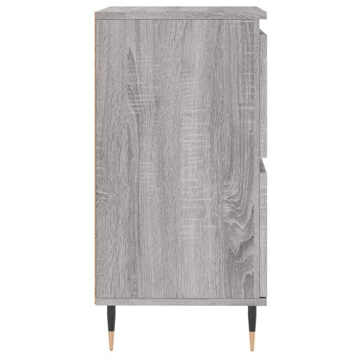 Buffet Sonoma gris 60x35x70 cm Bois d'ingénierie - Photo n°7