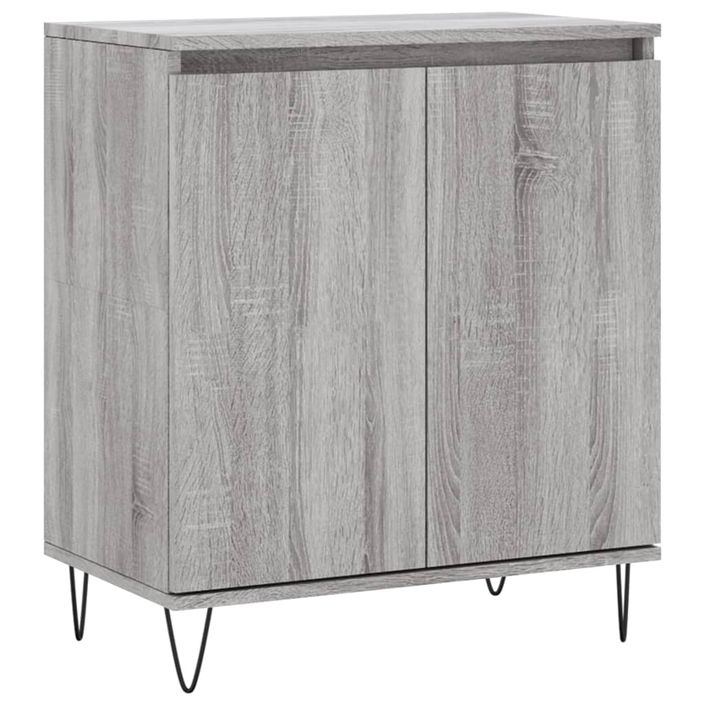 Buffet Sonoma gris 60x35x70 cm Bois d'ingénierie - Photo n°1