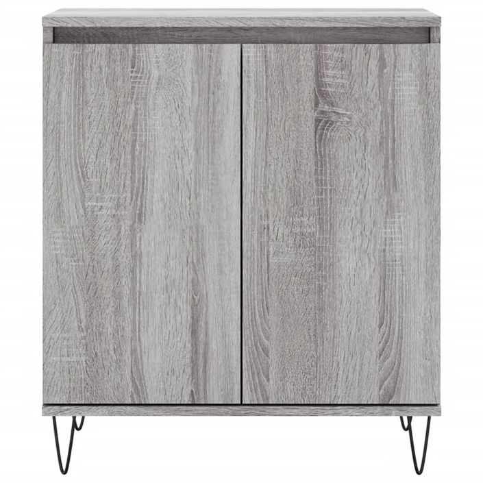 Buffet Sonoma gris 60x35x70 cm Bois d'ingénierie - Photo n°5