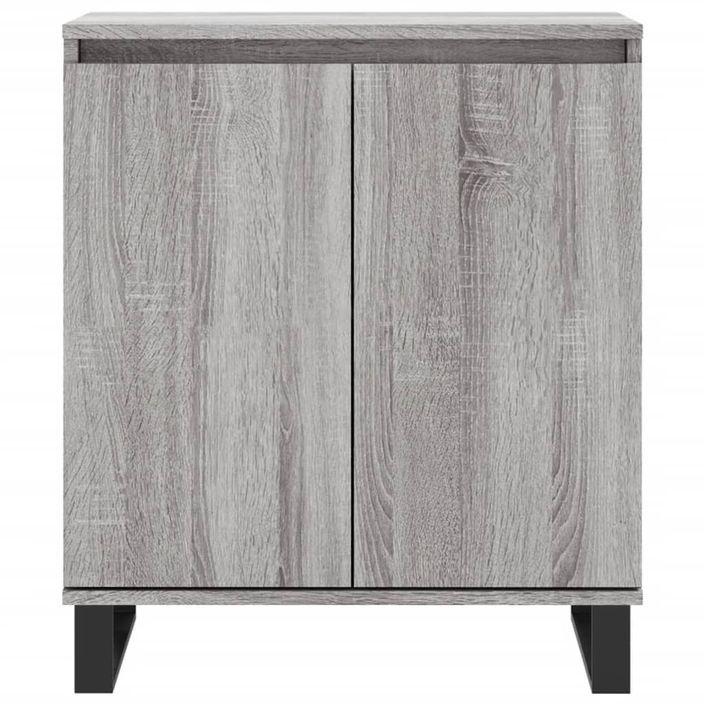 Buffet Sonoma gris 60x35x70 cm Bois d'ingénierie - Photo n°5