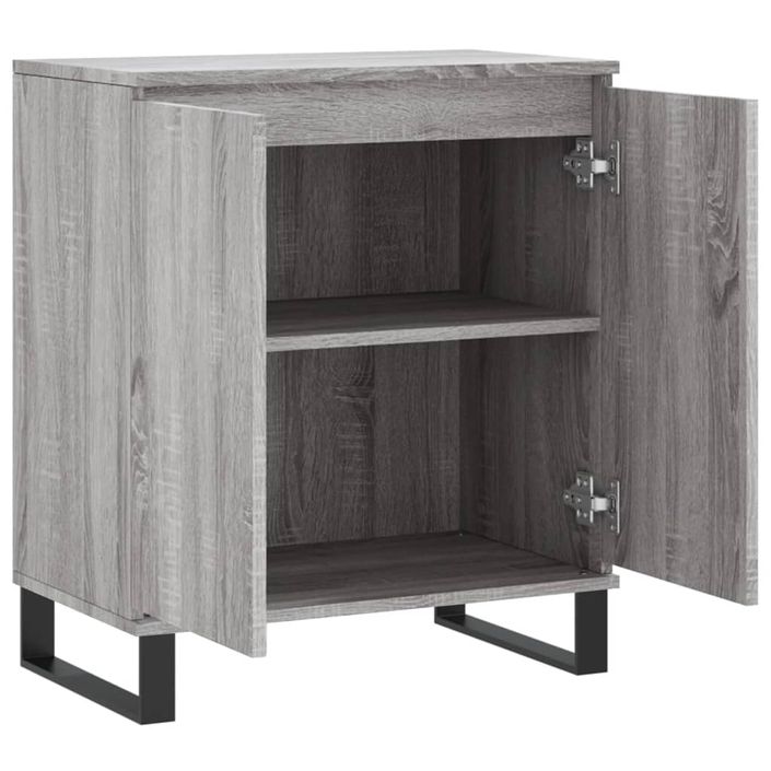 Buffet Sonoma gris 60x35x70 cm Bois d'ingénierie - Photo n°6