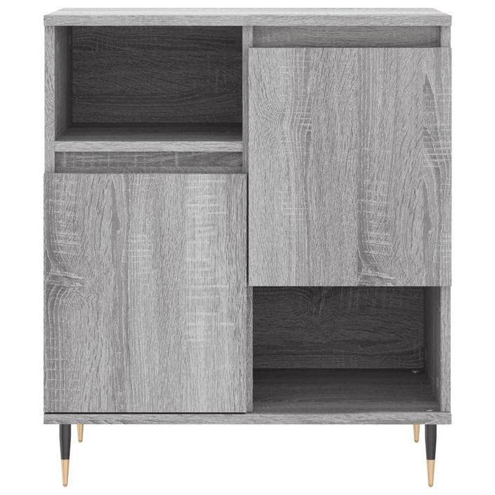 Buffet Sonoma gris 60x35x70 cm Bois d'ingénierie - Photo n°5