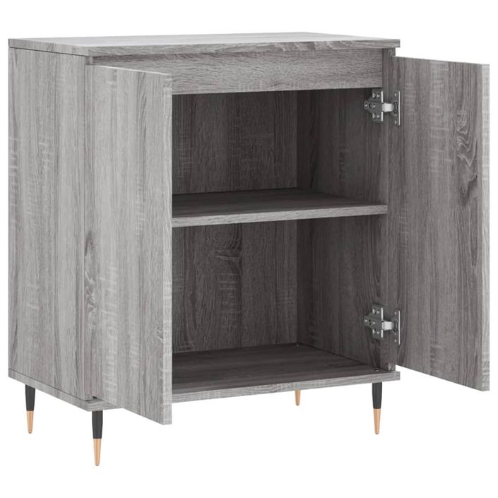 Buffet Sonoma gris 60x35x70 cm Bois d'ingénierie - Photo n°6