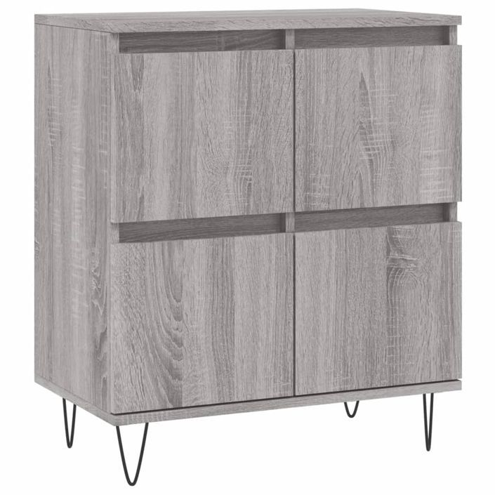 Buffet Sonoma gris 60x35x70 cm Bois d'ingénierie - Photo n°1