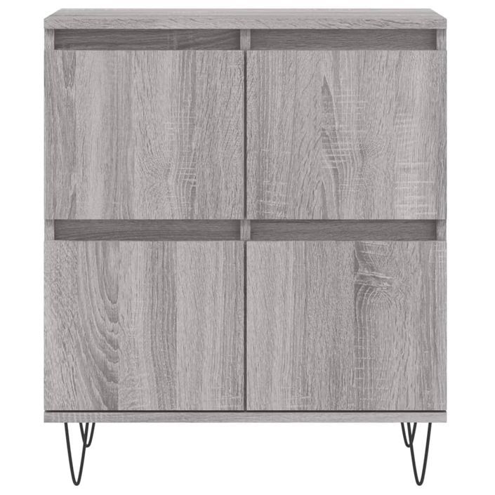 Buffet Sonoma gris 60x35x70 cm Bois d'ingénierie - Photo n°5