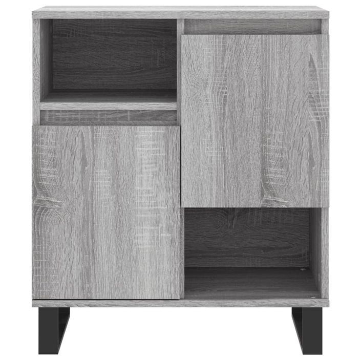 Buffet Sonoma gris 60x35x70 cm Bois d'ingénierie - Photo n°5