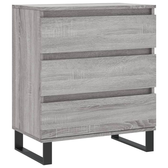 Buffet Sonoma gris 60x35x70 cm Bois d'ingénierie - Photo n°1