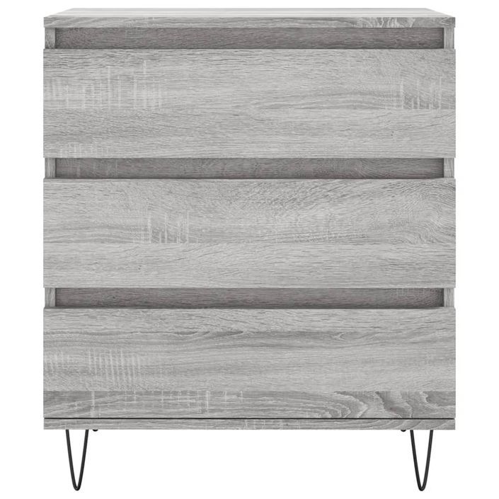 Buffet Sonoma gris 60x35x70 cm Bois d'ingénierie - Photo n°5