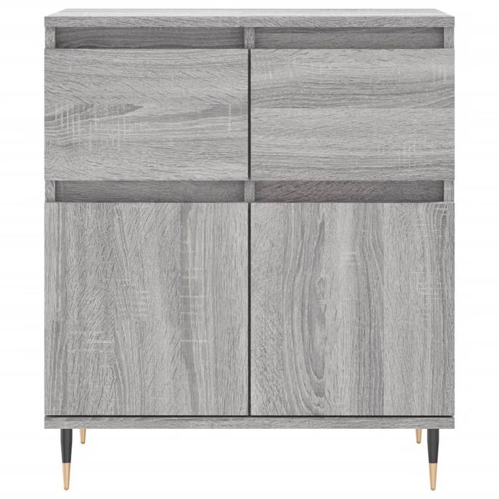 Buffet Sonoma gris 60x35x70 cm Bois d'ingénierie - Photo n°5