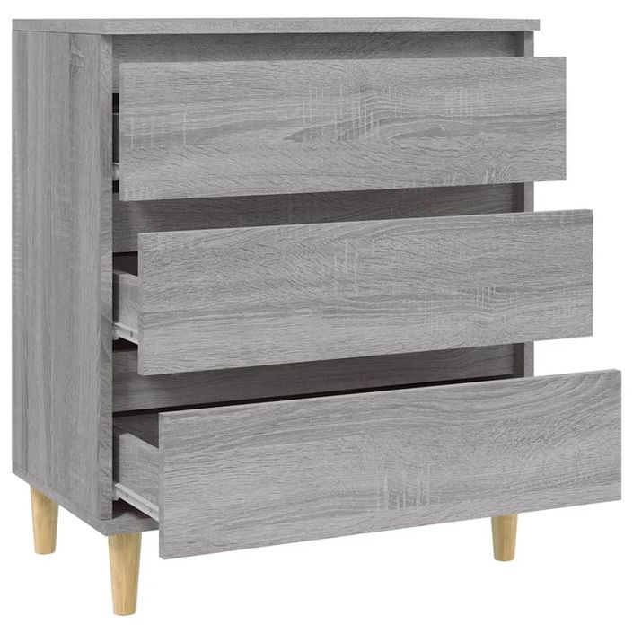 Buffet Sonoma gris 60x35x70 cm Bois d'ingénierie - Photo n°7