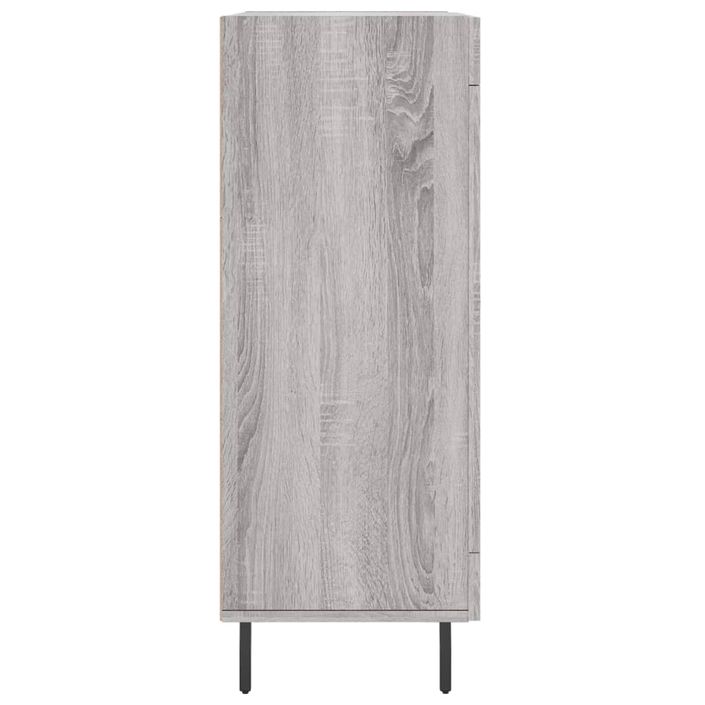 Buffet sonoma gris 69,5x34x90 cm bois d'ingénierie - Photo n°7