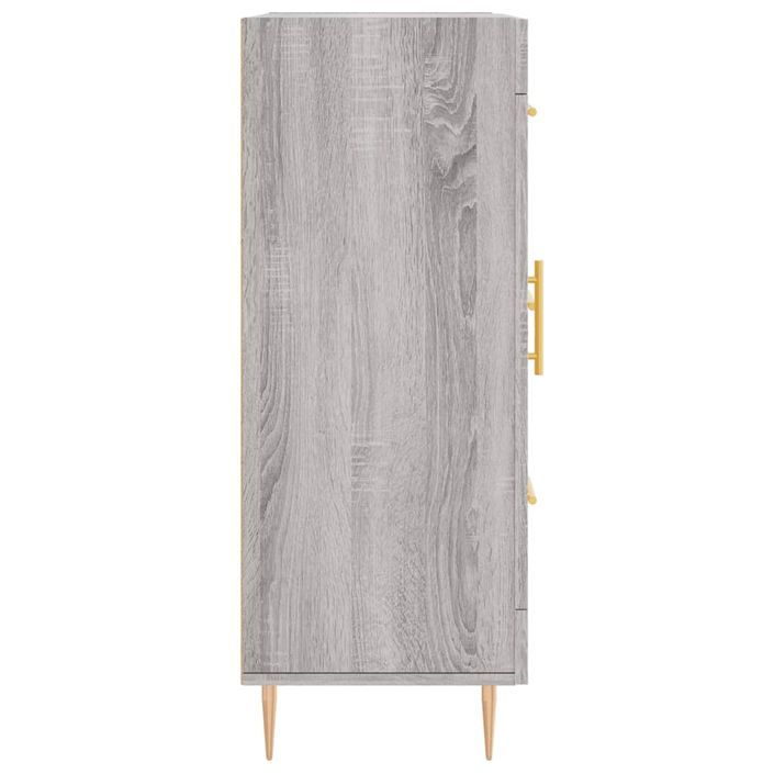 Buffet sonoma gris 69,5x34x90 cm bois d'ingénierie - Photo n°7