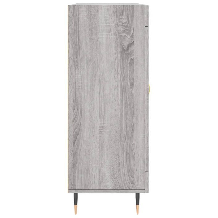 Buffet sonoma gris 69,5x34x90 cm bois d'ingénierie - Photo n°7