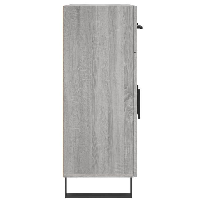 Buffet sonoma gris 69,5x34x90 cm bois d'ingénierie - Photo n°7