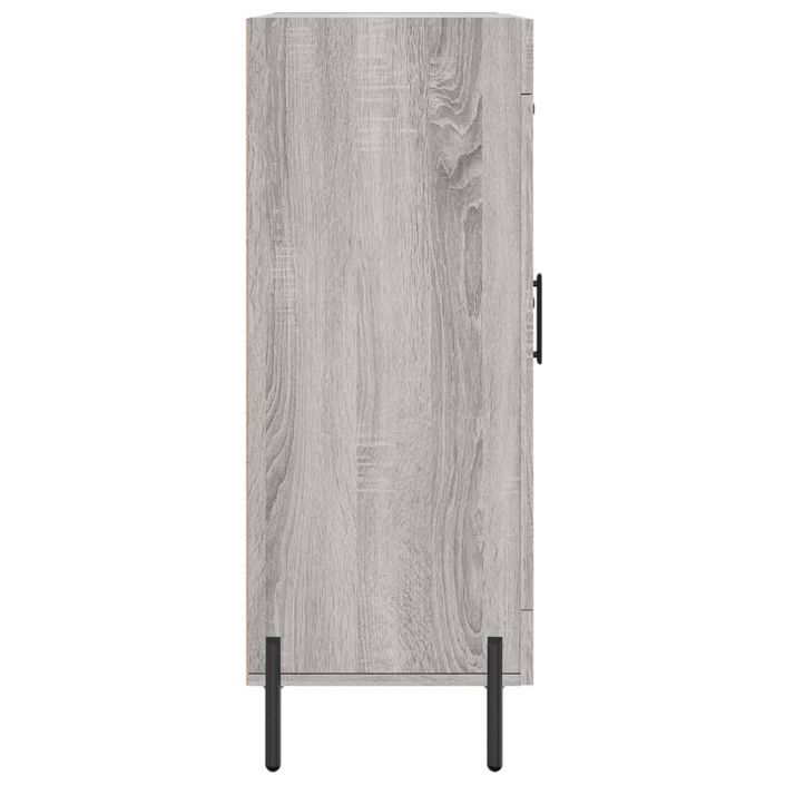 Buffet sonoma gris 69,5x34x90 cm bois d'ingénierie - Photo n°7