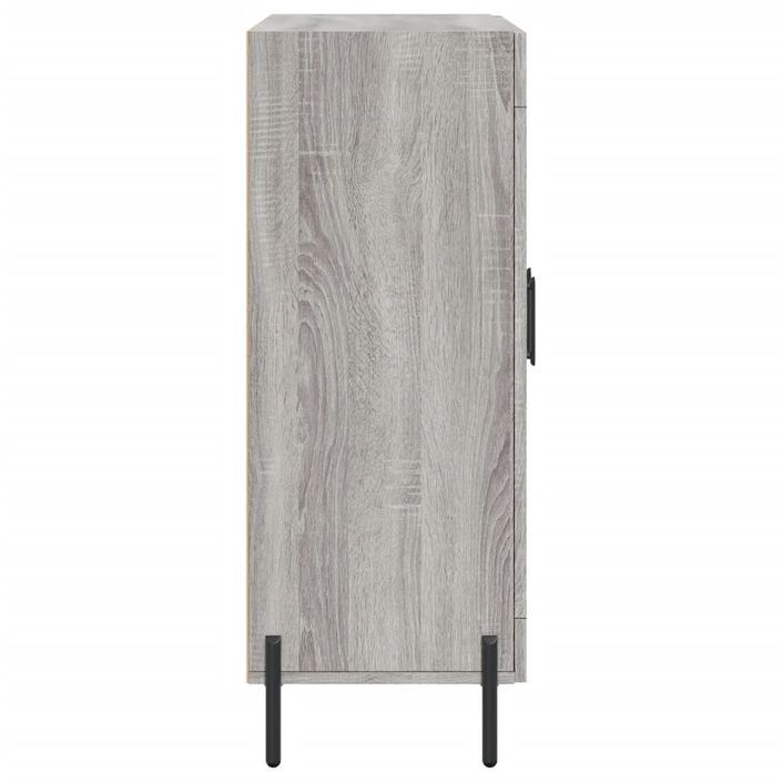 Buffet sonoma gris 69,5x34x90 cm bois d'ingénierie - Photo n°7