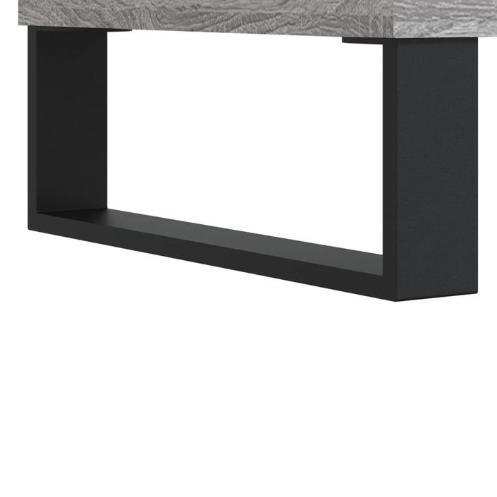 Buffet sonoma gris 69,5x34x90 cm bois d'ingénierie - Photo n°10