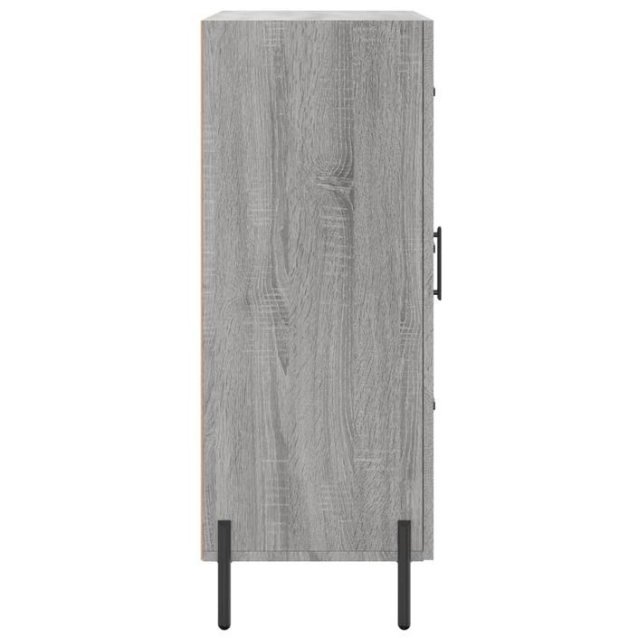 Buffet sonoma gris 69,5x34x90 cm bois d'ingénierie - Photo n°7