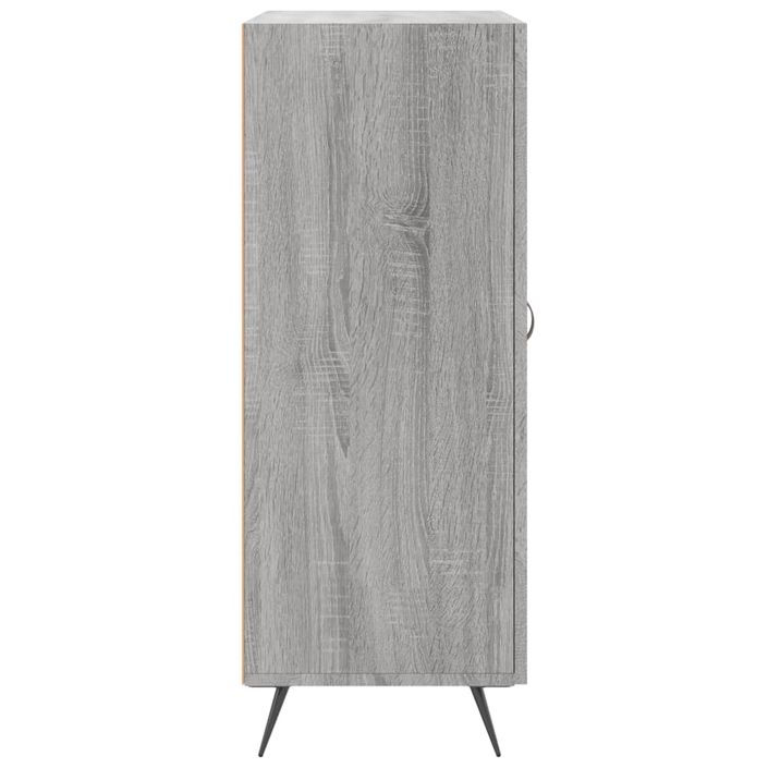 Buffet sonoma gris 69,5x34x90 cm bois d'ingénierie - Photo n°7