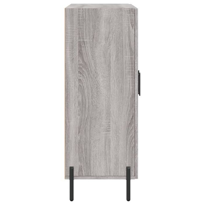 Buffet sonoma gris 69,5x34x90 cm bois d'ingénierie - Photo n°7