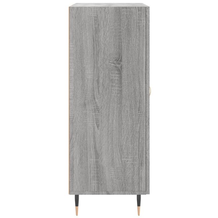 Buffet sonoma gris 69,5x34x90 cm bois d'ingénierie - Photo n°7