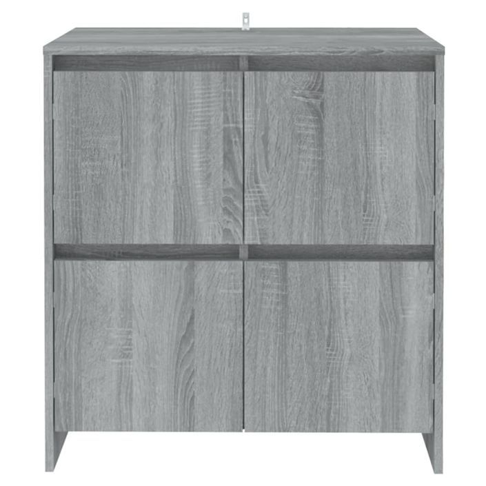 Buffet Sonoma gris 70x41x75 cm Bois d'ingénierie - Photo n°3