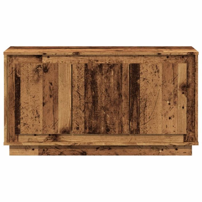 Buffet vieux bois 102x35x55 cm bois d'ingénierie - Photo n°4