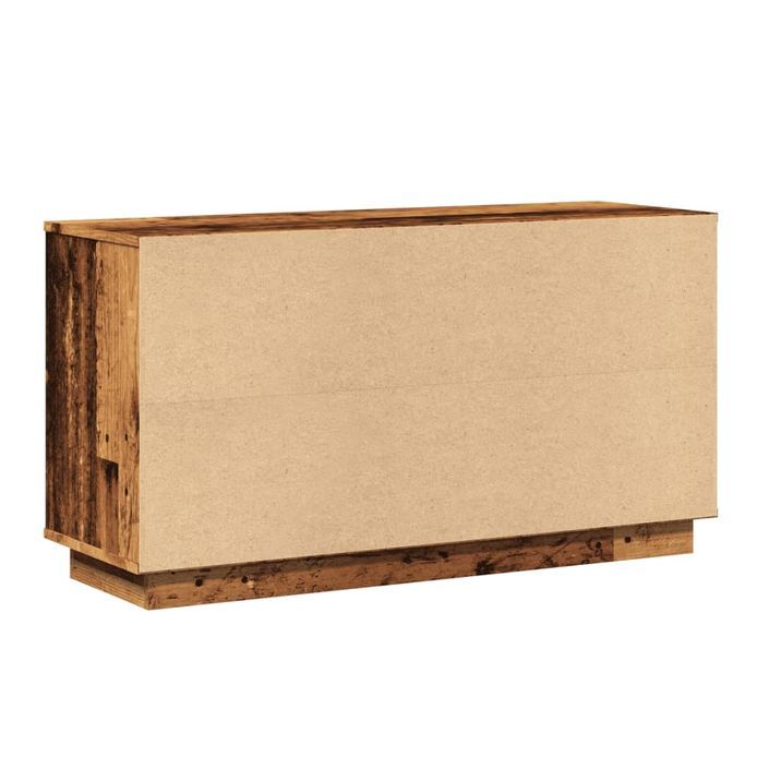 Buffet vieux bois 102x35x55 cm bois d'ingénierie - Photo n°6