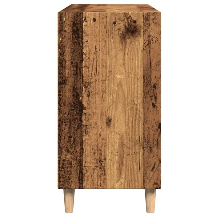 Buffet vieux bois 103,5x35x70 cm bois d'ingénierie - Photo n°6