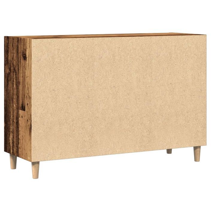 Buffet vieux bois 103,5x35x70 cm bois d'ingénierie - Photo n°7