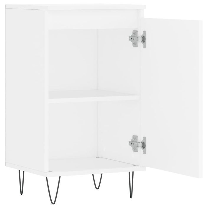 Buffets 2 pcs blanc 40x35x70 cm bois d’ingénierie - Photo n°7