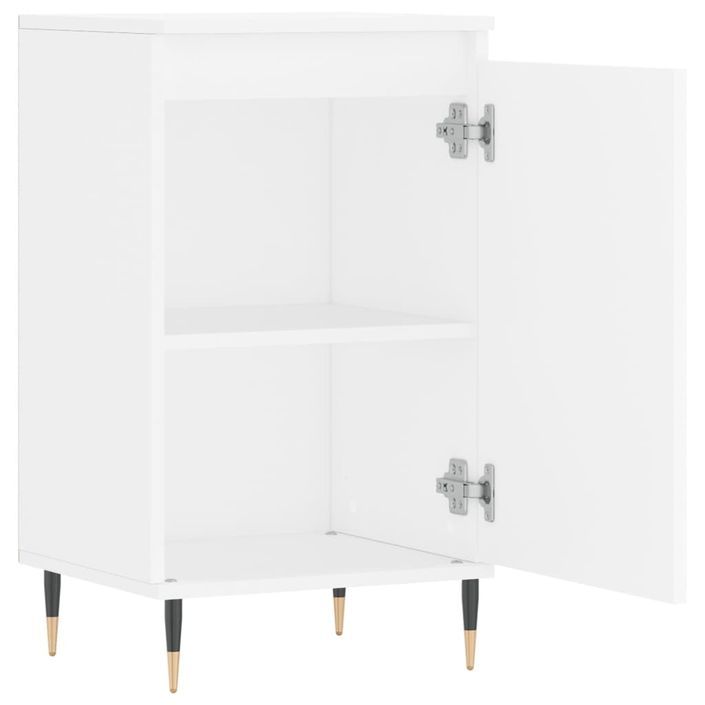 Buffets 2 pcs blanc 40x35x70 cm bois d’ingénierie - Photo n°7