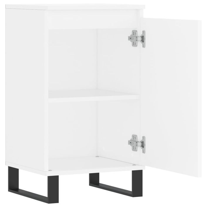 Buffets 2 pcs blanc 40x35x70 cm bois d’ingénierie - Photo n°7