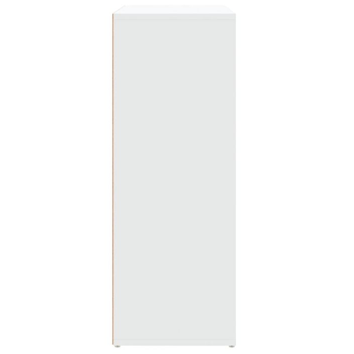 Buffets 2 pcs blanc 60x31x84 cm bois d'ingénierie - Photo n°6