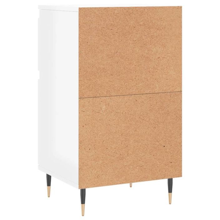 Buffets 2 pcs blanc brillant 40x35x70 cm bois d'ingénierie - Photo n°9