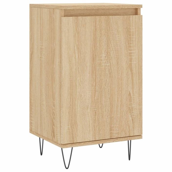 Buffets 2 pcs chêne sonoma 40x35x70 cm bois d'ingénierie - Photo n°5