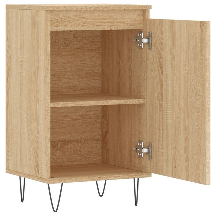 Buffets 2 pcs chêne sonoma 40x35x70 cm bois d'ingénierie - Photo n°7