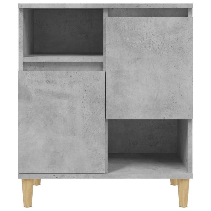 Buffets 2 pcs gris béton 60x35x70 cm bois d'ingénierie - Photo n°6