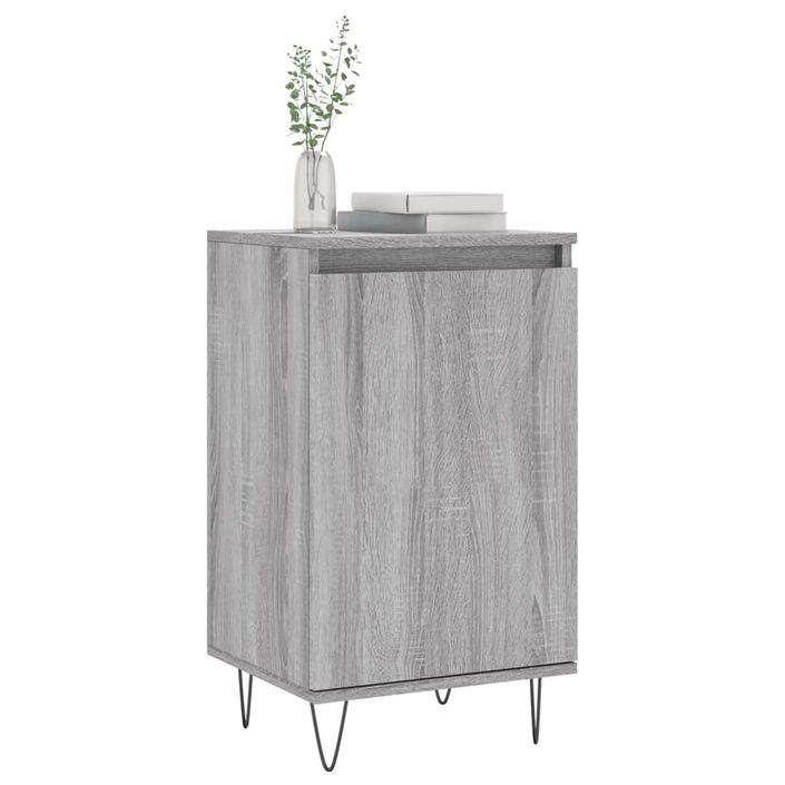 Buffets 2 pcs sonoma gris 40x35x70 cm bois d'ingénierie - Photo n°3