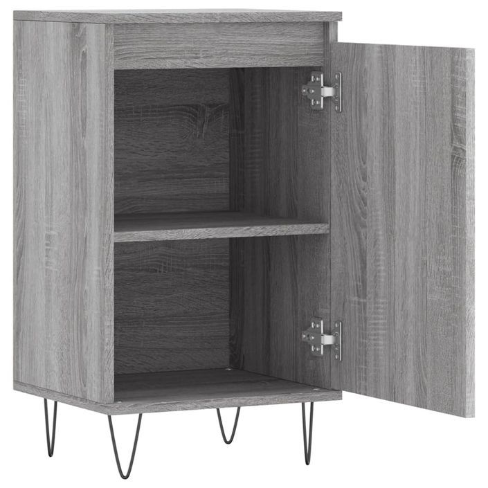 Buffets 2 pcs sonoma gris 40x35x70 cm bois d'ingénierie - Photo n°7