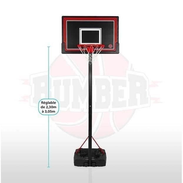 BUMBER Panier de Basket Phoenix réglable - 305 cm Basketball - Photo n°2