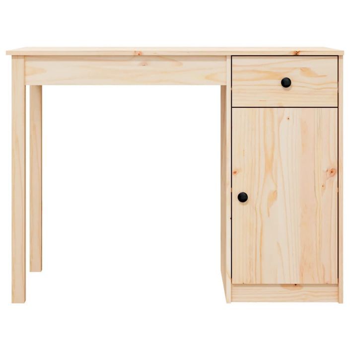 Bureau 100x50x75 cm Bois massif de pin - Photo n°6