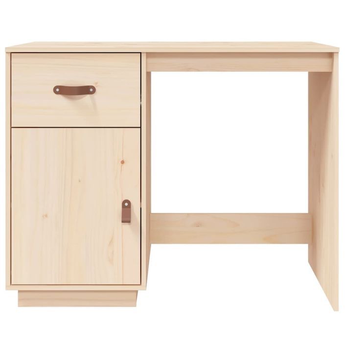 Bureau 95x50x75 cm Bois massif de pin - Photo n°5