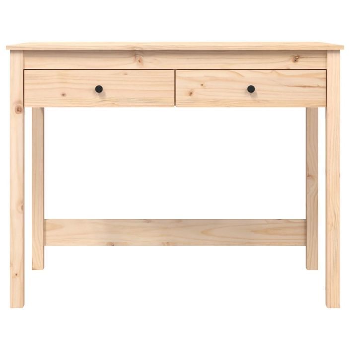 Bureau avec tiroirs 100x50x78 cm Bois massif de pin - Photo n°6