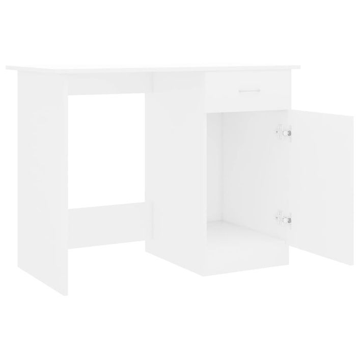 Bureau Blanc 100 x 50 x 76 cm - Photo n°6