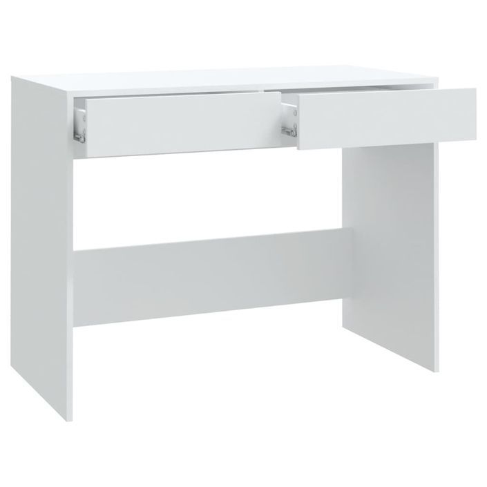 Bureau Blanc 101x50x76,5 cm - Photo n°7