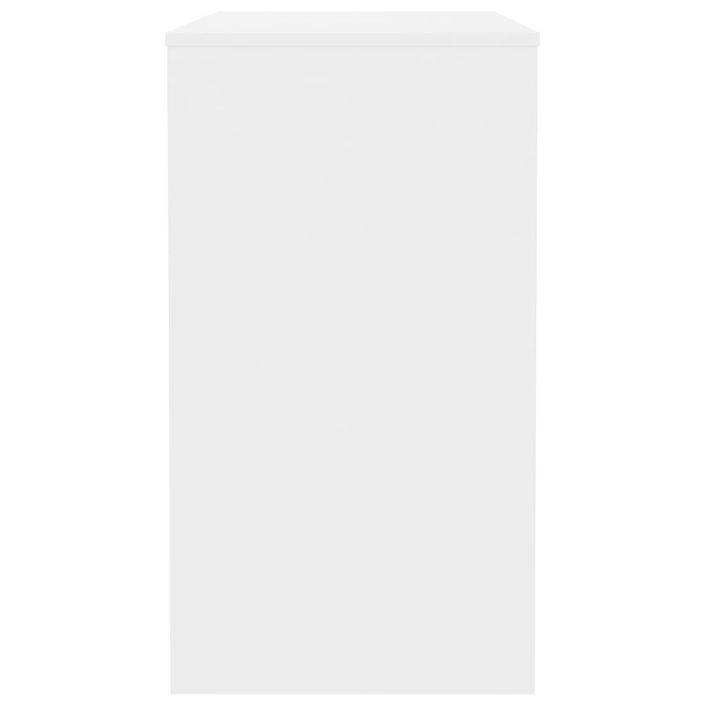 Bureau bois blanc brillant Studano 90 cm - Photo n°4