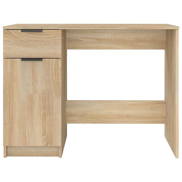 Bureau Chêne sonoma 100x50x75 cm Bois d'ingénierie - Photo n°7