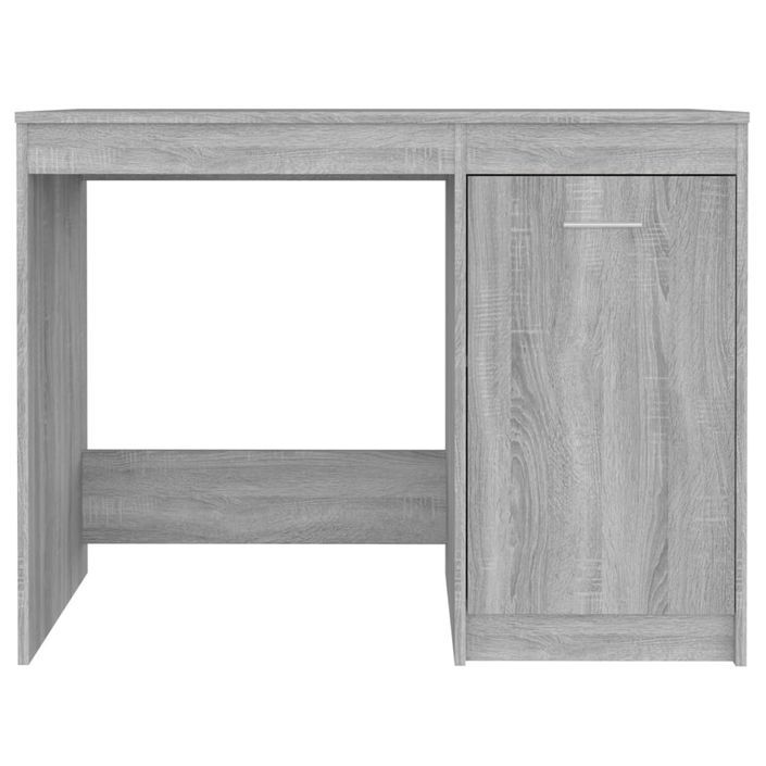 Bureau Sonoma gris 100x50x76 cm Bois d'ingénierie - Photo n°4