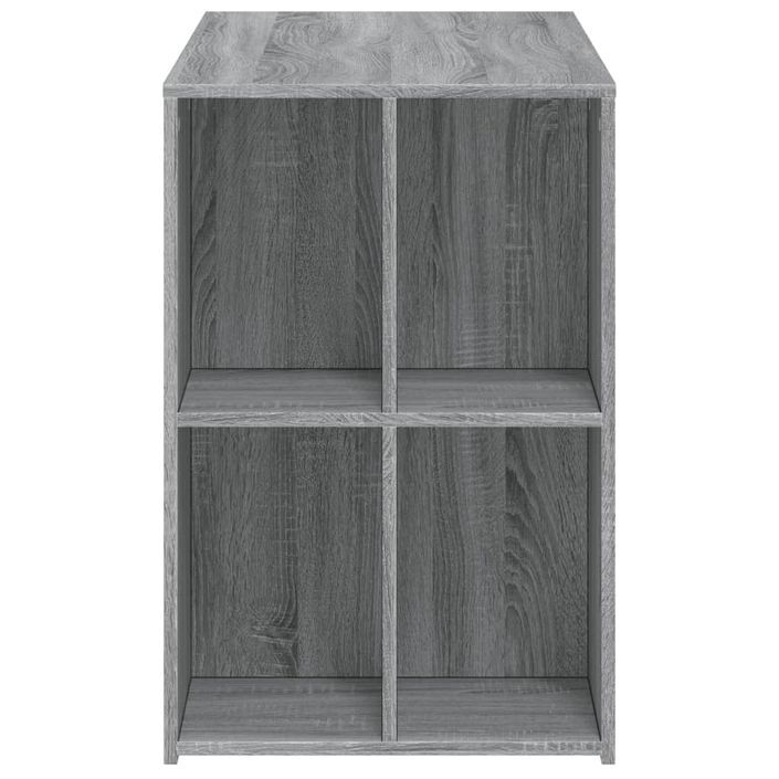 Bureau sonoma gris 102x50x75 cm bois d'ingénierie - Photo n°5